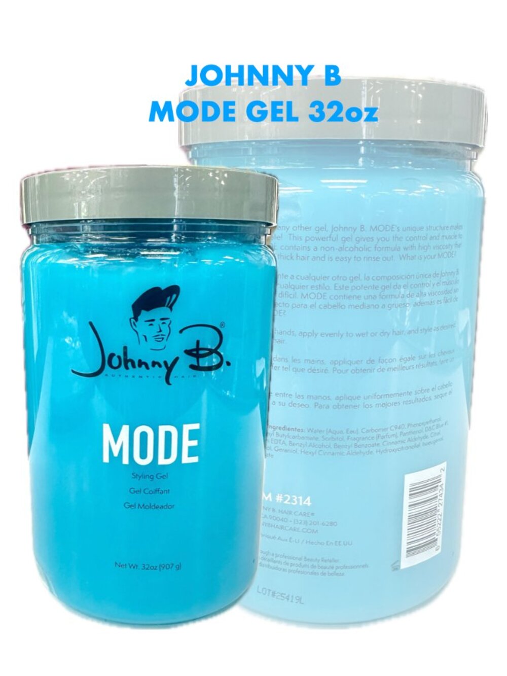 Johnny B Mode Styling Gel 32oz